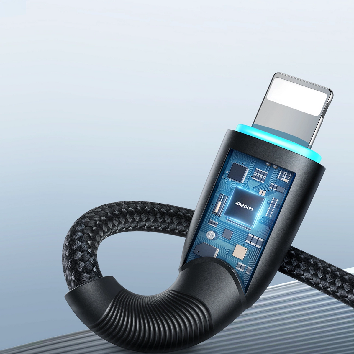 Joyroom SA32-AL3 USB-A–Lightning-datakaapeli ja latauskaapeli, 18 W, 1 m, musta