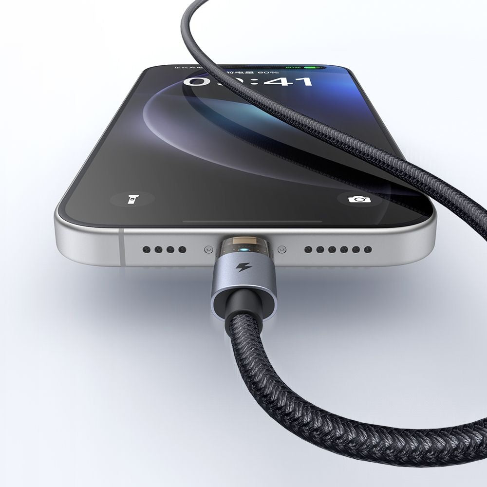 USB-A - Lightning McDodo CA-6910 -data- ja latauskaapeli, 18W, 1.2m, Musta