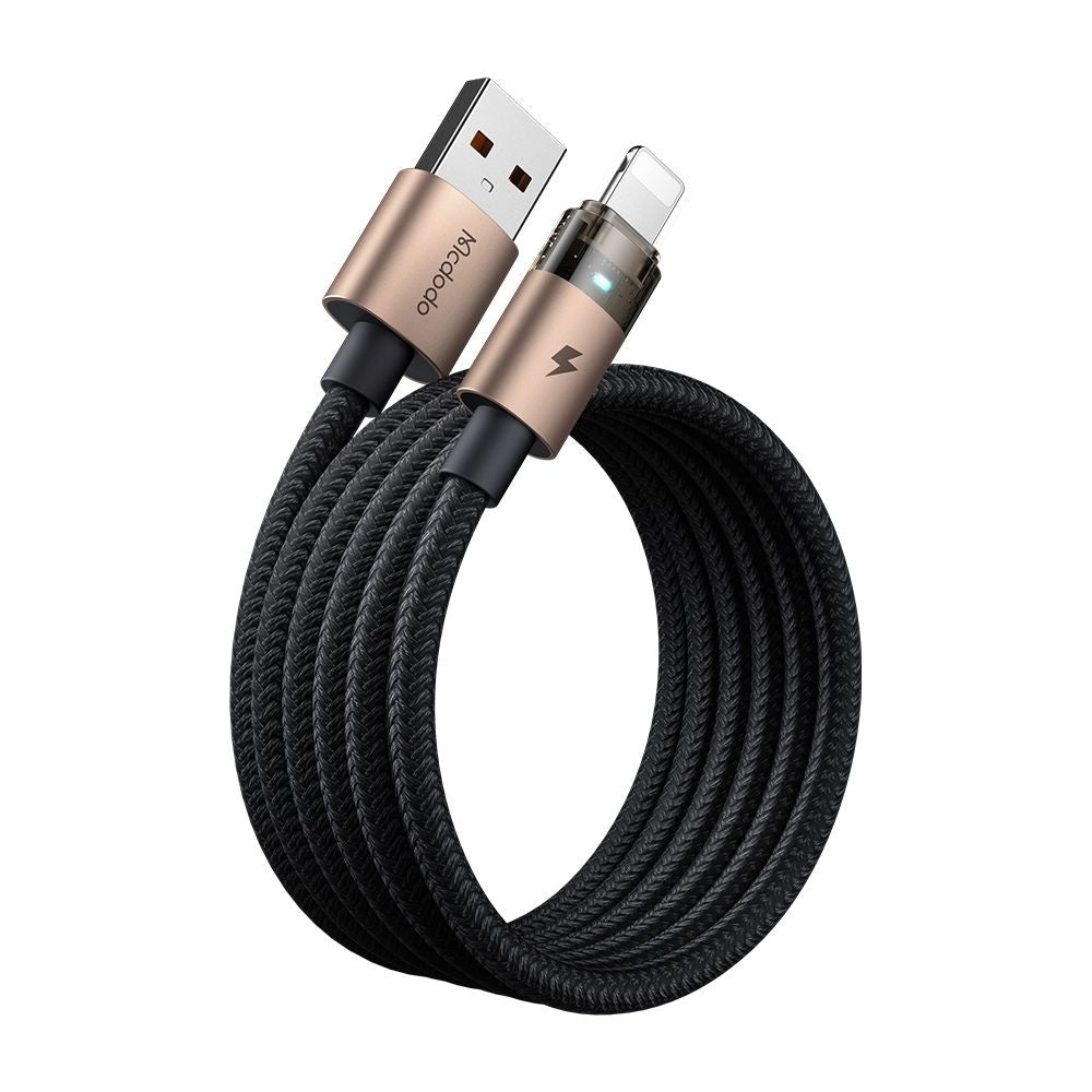 USB-A - Lightning McDodo CA-6911 -data- ja latauskaapeli, 18W, 1.2m, Kulta