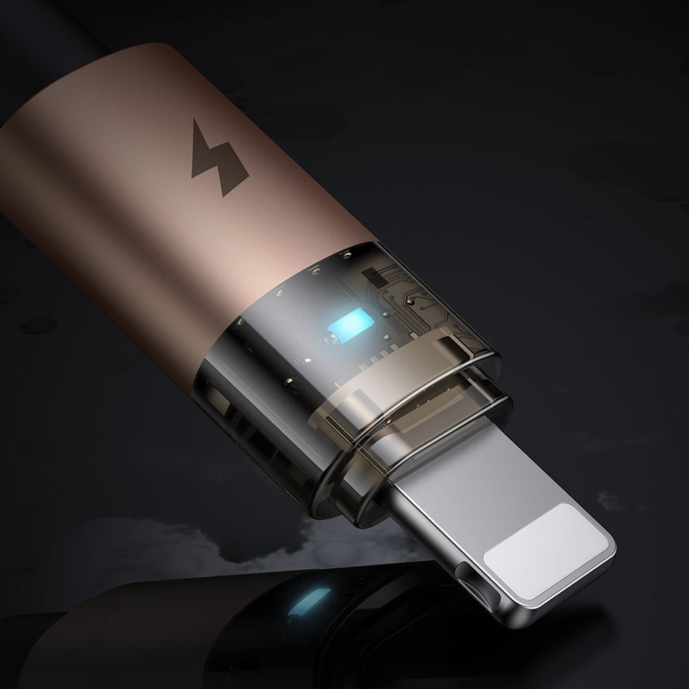 USB-A - Lightning McDodo CA-6911 -data- ja latauskaapeli, 18W, 1.2m, Kulta