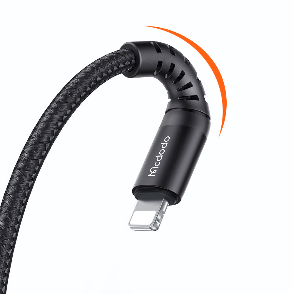 USB-A - microUSB McDodo CA-2281 -data- ja latauskaapeli, 18W, 1m, Musta