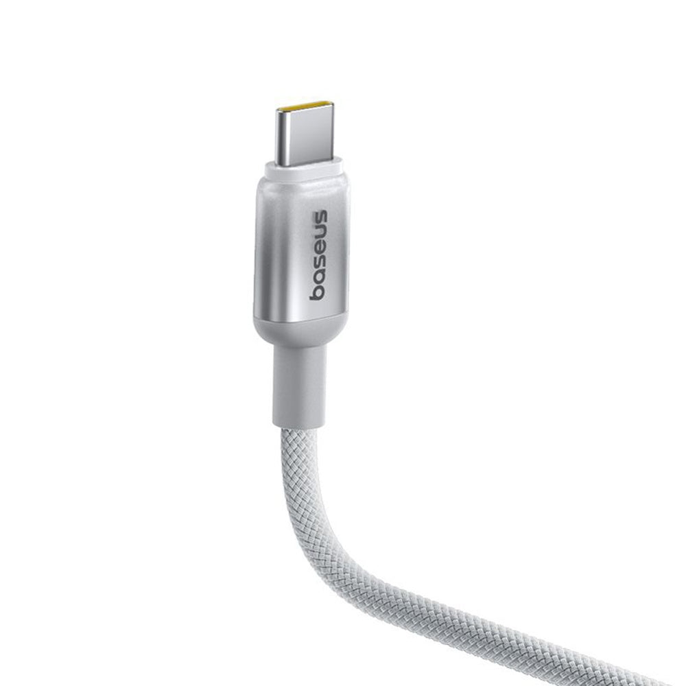 Baseus Discolor USB-A - USB-C Data- ja Latauskaapeli, 100W, 2m, Hopea E0420700