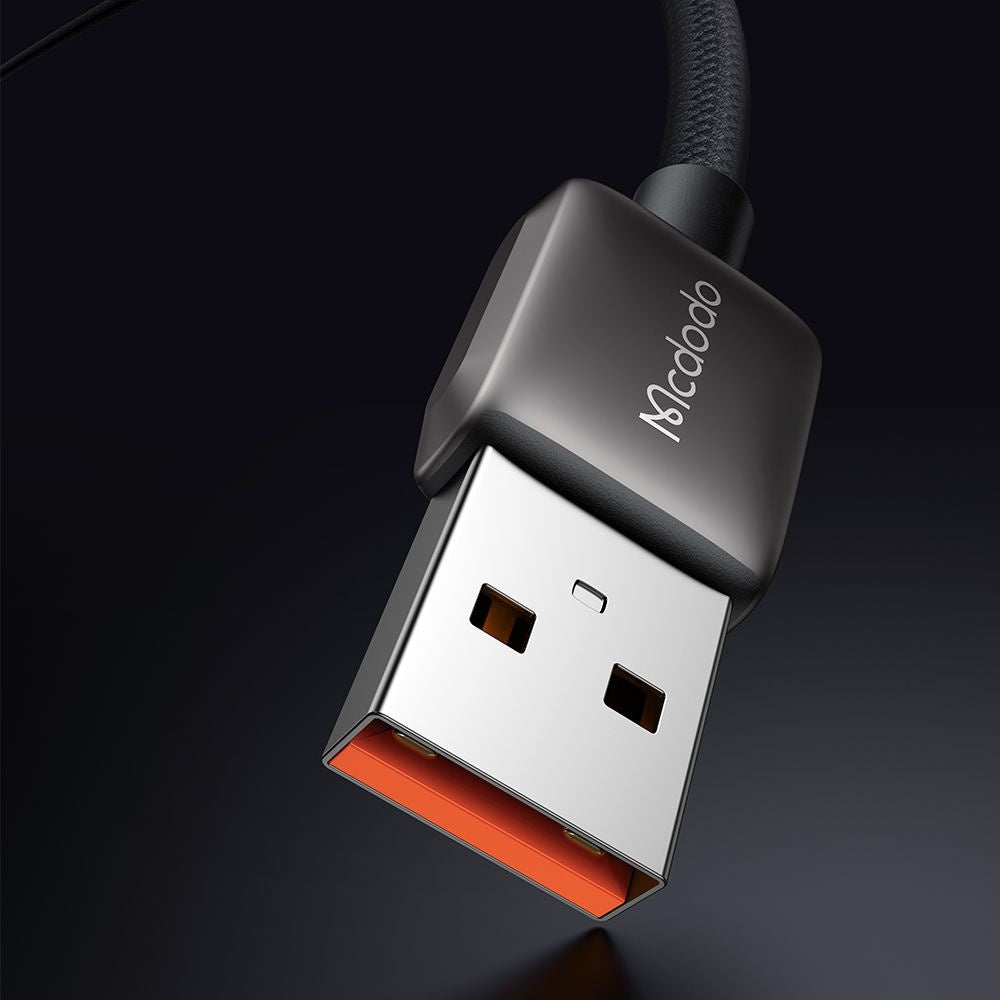 USB-A - USB-C McDodo CA-2350 Display -data- ja latauskaapeli, 100W, 1.2m, Musta