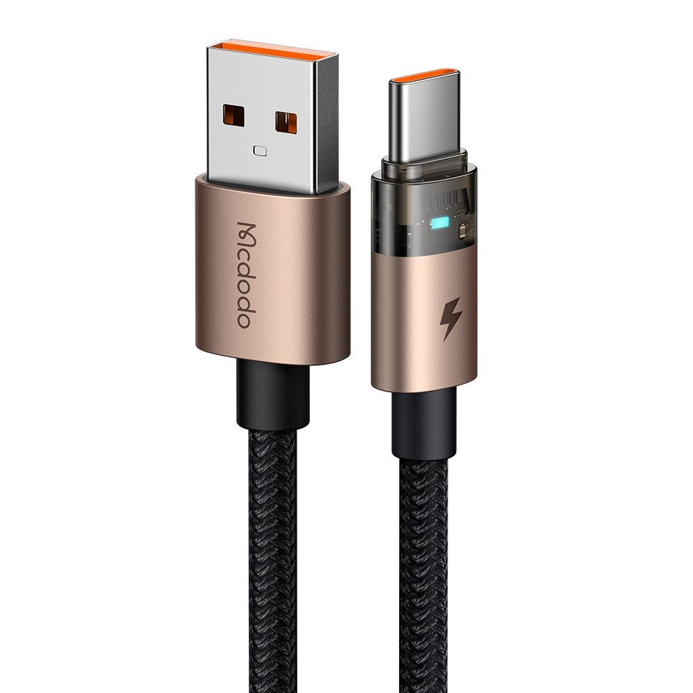 USB-A - USB-C McDodo CA-6891 -data- ja latauskaapeli, 66W, 1.2m, Kulta