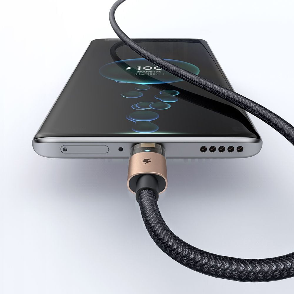 USB-A - USB-C McDodo CA-6891 -data- ja latauskaapeli, 66W, 1.2m, Kulta