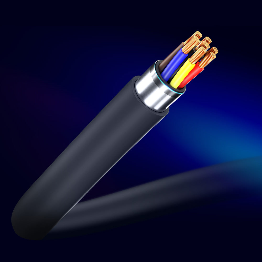 USB-C - Lightning 3MK Hyper -tietojen siirto- ja latauskaapeli, 20W, 1,2 m, valkoinen