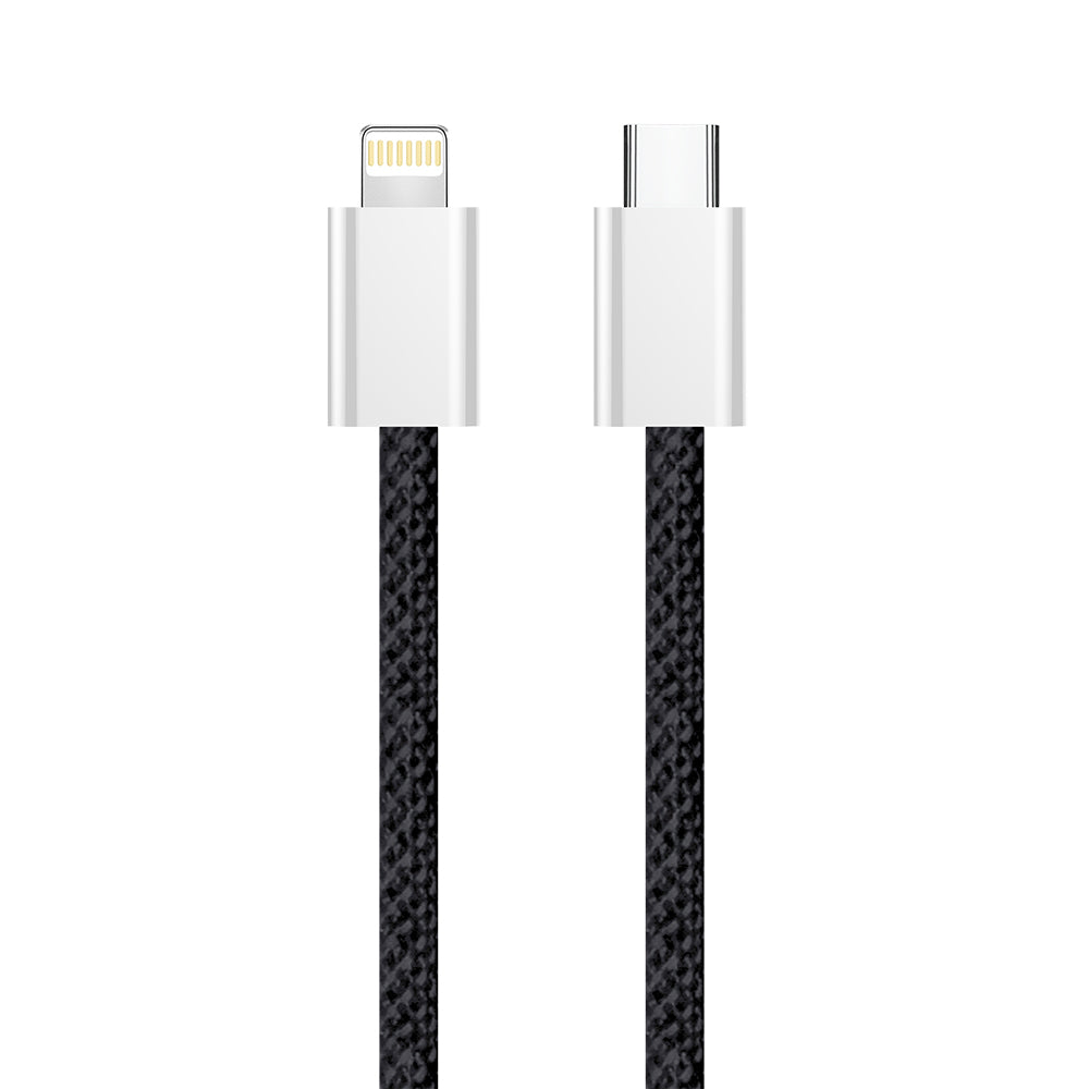 USB-C - Lightning -lataus- ja tiedonsiirtokaapeli ColorWay CW-CBPDCL061, 27W, 1m, Musta
