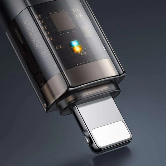 USB-C - Lightning McDodo CA-3160 Auto Power Off -data- ja latauskaapeli, 36W, 1.2m, Musta