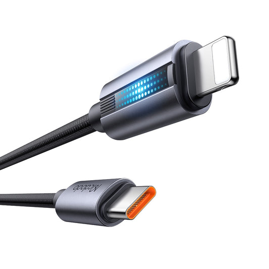 USB-C - Lightning McDodo CA-5710 -data- ja latauskaapeli, 36W, 1.2m, Musta