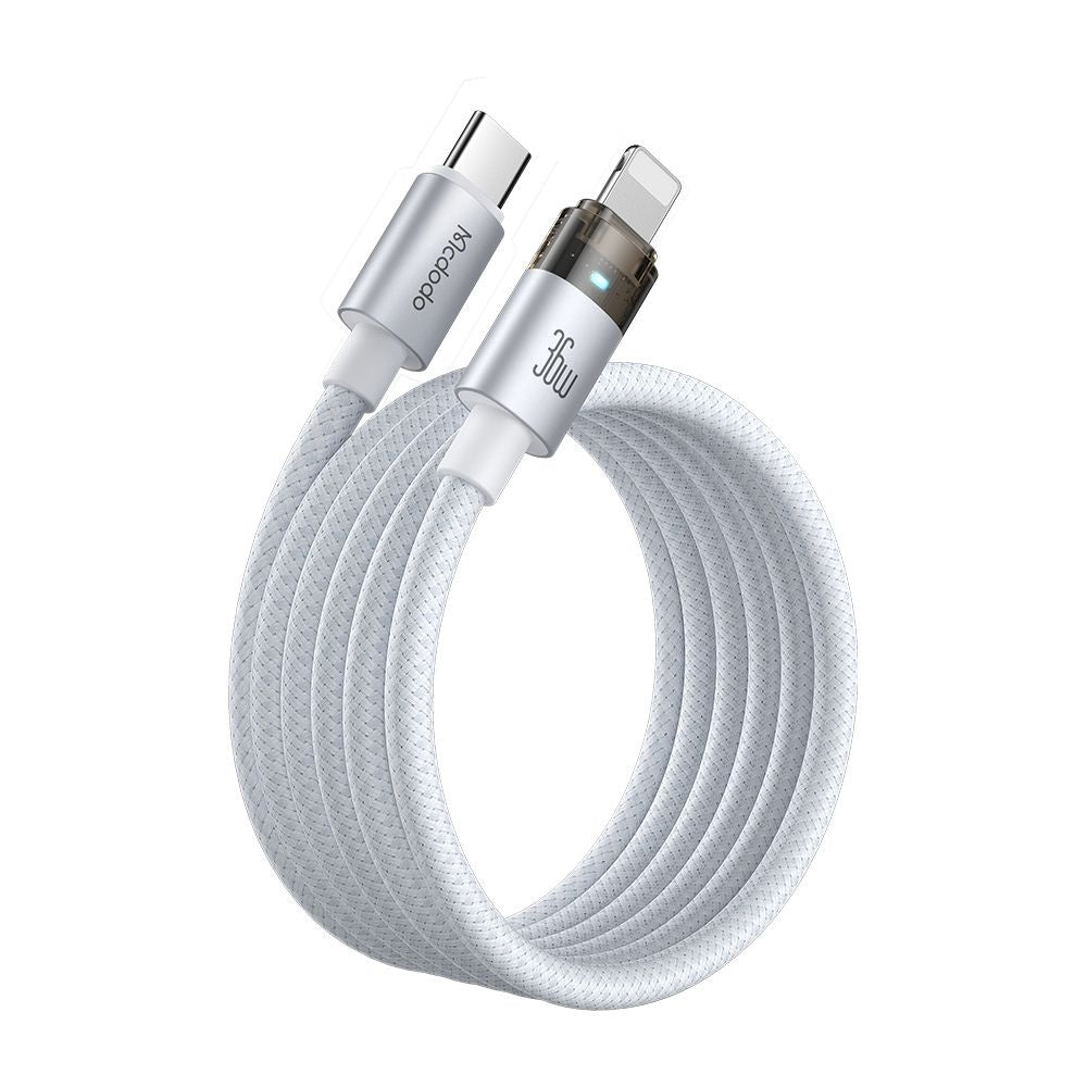 USB-C - Lightning McDodo CA-6942 -data- ja latauskaapeli, 36W, 1.2m, Valkoinen