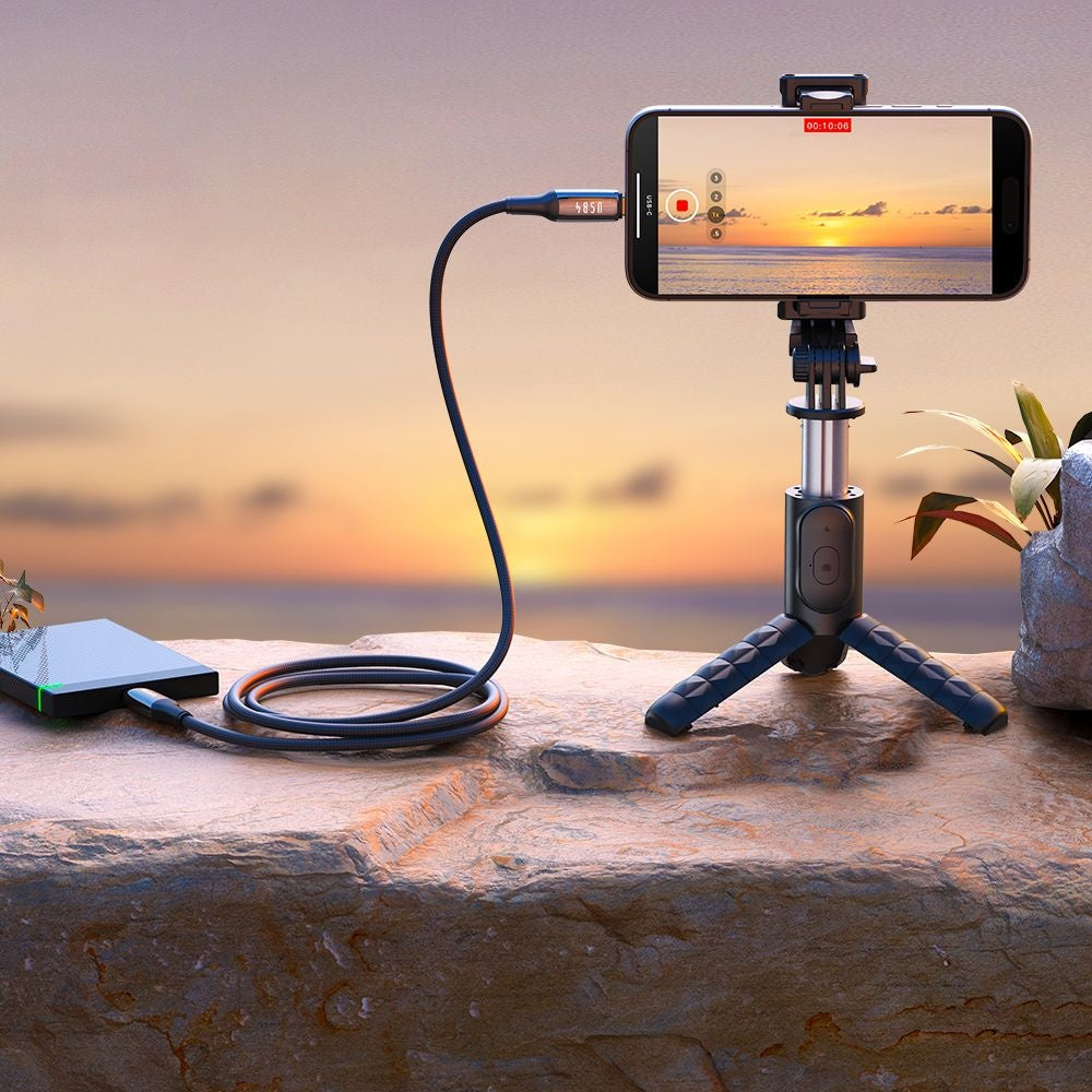 USB-C - USB-C McDodo CA-2990 Data- ja Latauskaapeli, 240W, 1.2m, Musta