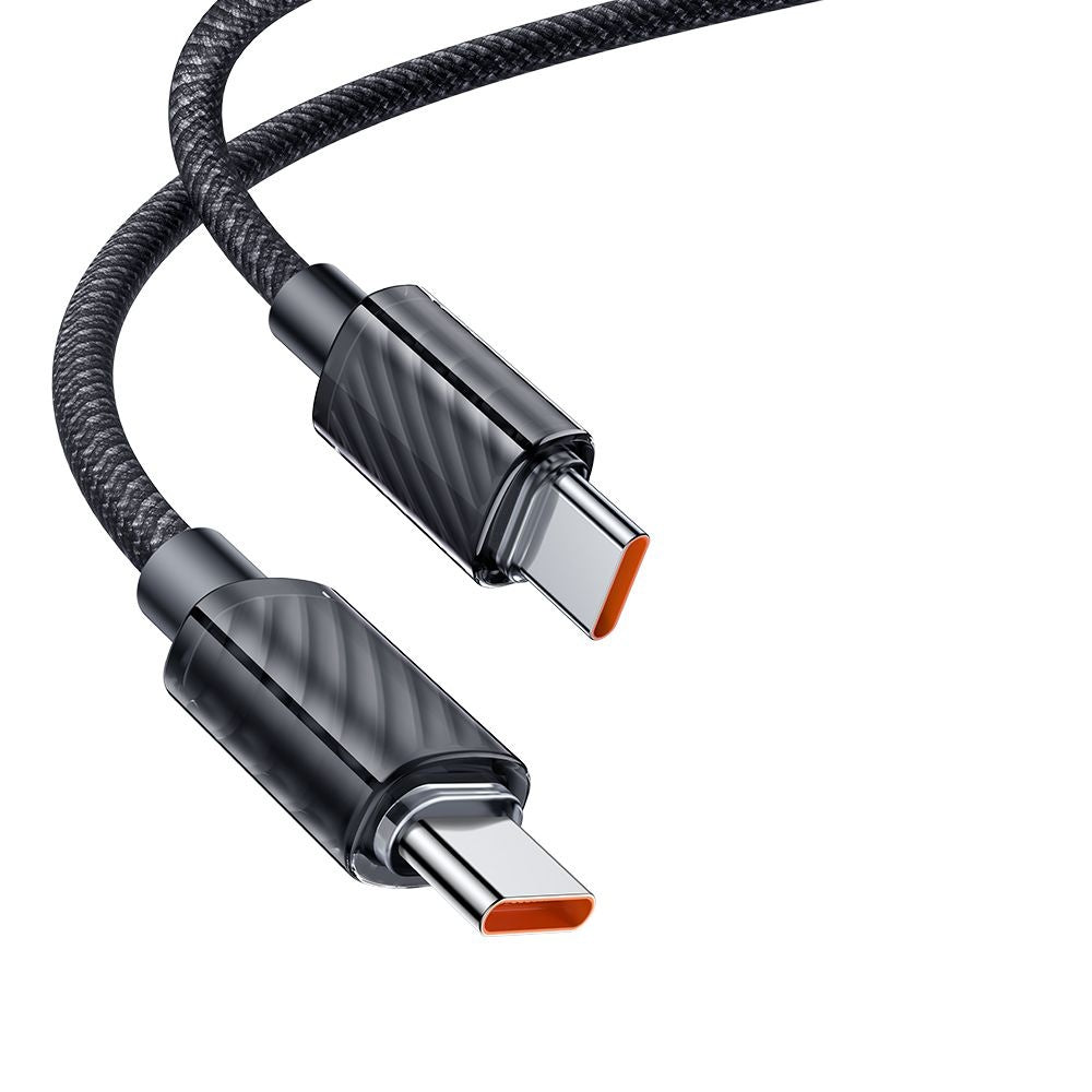 USB-C - USB-C McDodo CA-3670 -data- ja latauskaapeli, 100W, 1.2m, Musta