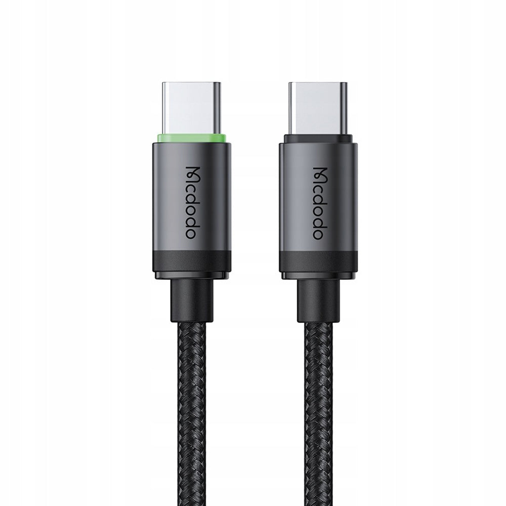 USB-C - USB-C McDodo CA-4410 Data- ja Latauskaapeli, 60W, 1m, Musta