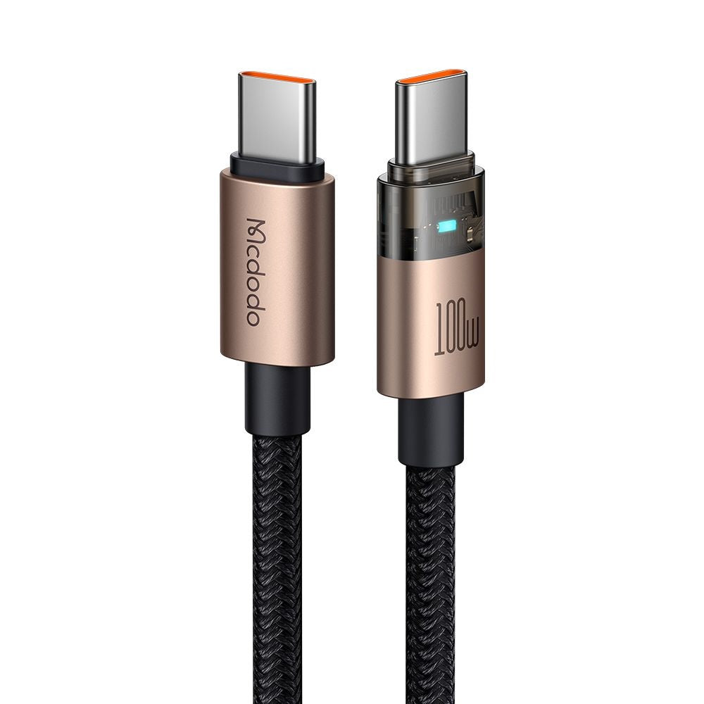 USB-C - USB-C McDodo CA-5581, 100W, 1.2m, Kulta
