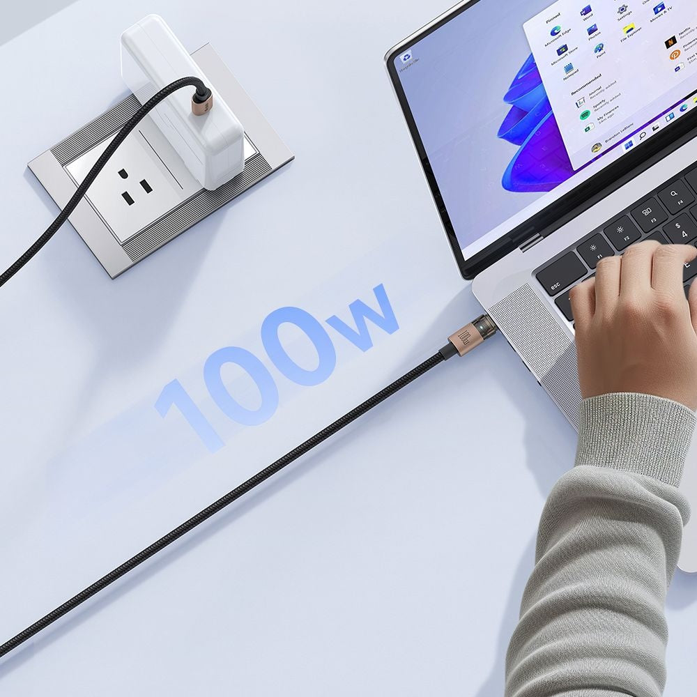 USB-C - USB-C McDodo CA-5581, 100W, 1.2m, Kulta