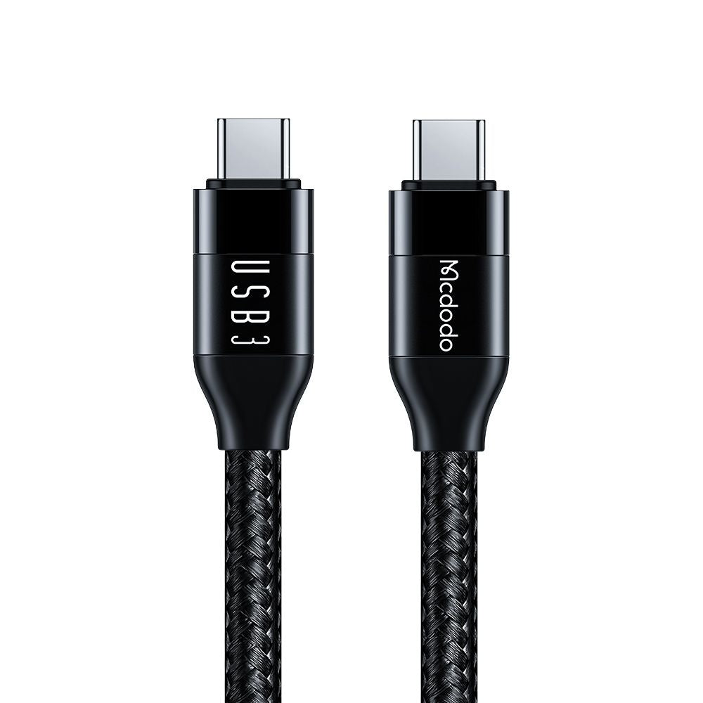 USB-C - USB-C McDodo CA-7132 -data- ja latauskaapeli, 100W, 1.2m, Musta