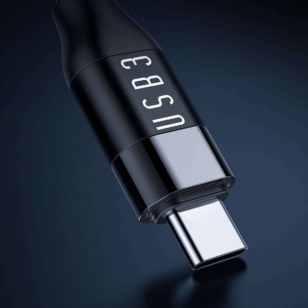 USB-C - USB-C McDodo CA-7132 -data- ja latauskaapeli, 100W, 1.2m, Musta