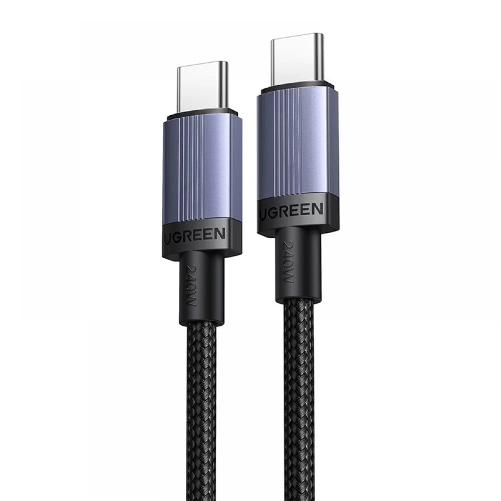 USB-C - USB-C UGREEN L532 Data- ja Latauskaapeli, 240W, 2m, Harmaa