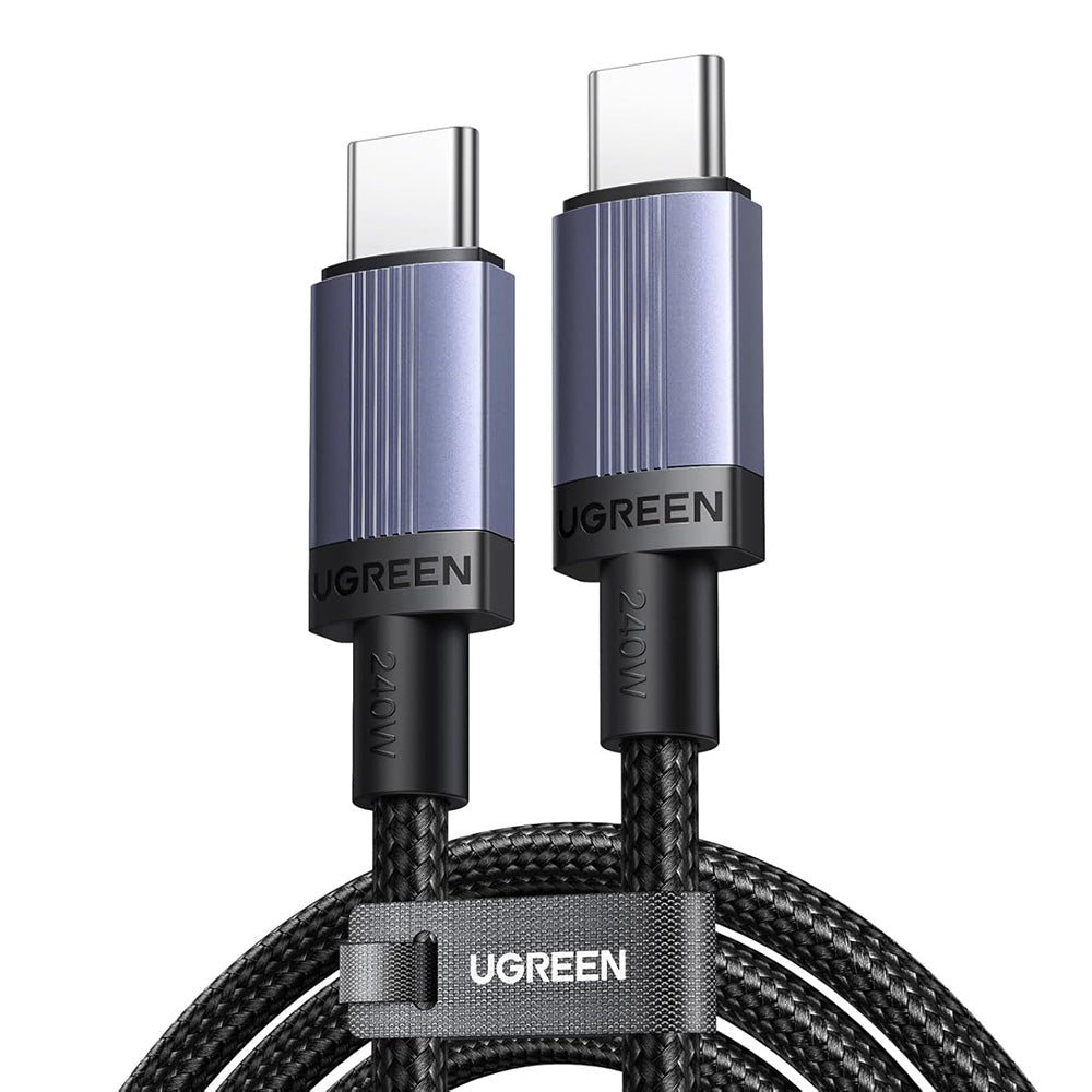 USB-C - USB-C UGREEN L532 Data- ja Latauskaapeli, 240W, 2m, Harmaa