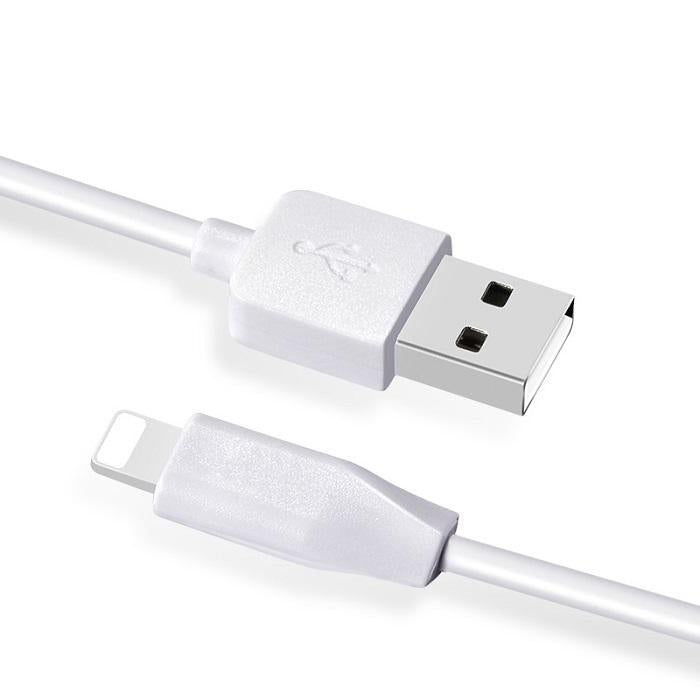 USB-A - Lightning HOCO Rapid X1 Data- ja Latauskaapeli, 18W, 2m, Valkoinen