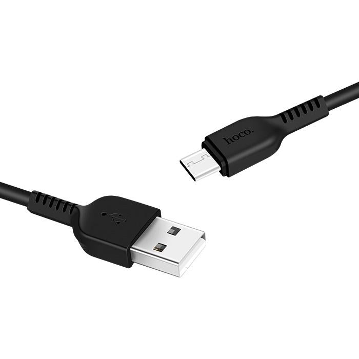 USB-A - USB-C Tietojen ja Latauksen Kaapeli HOCO Flash X20, 18W, 3m, Musta