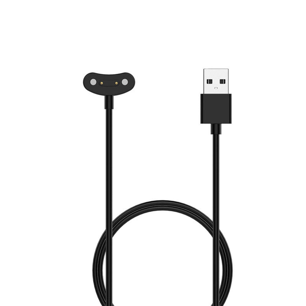 Techsuit TCW1 latauskaapeli Mobvoi Watch Series -sarjalle, USB-A, Musta