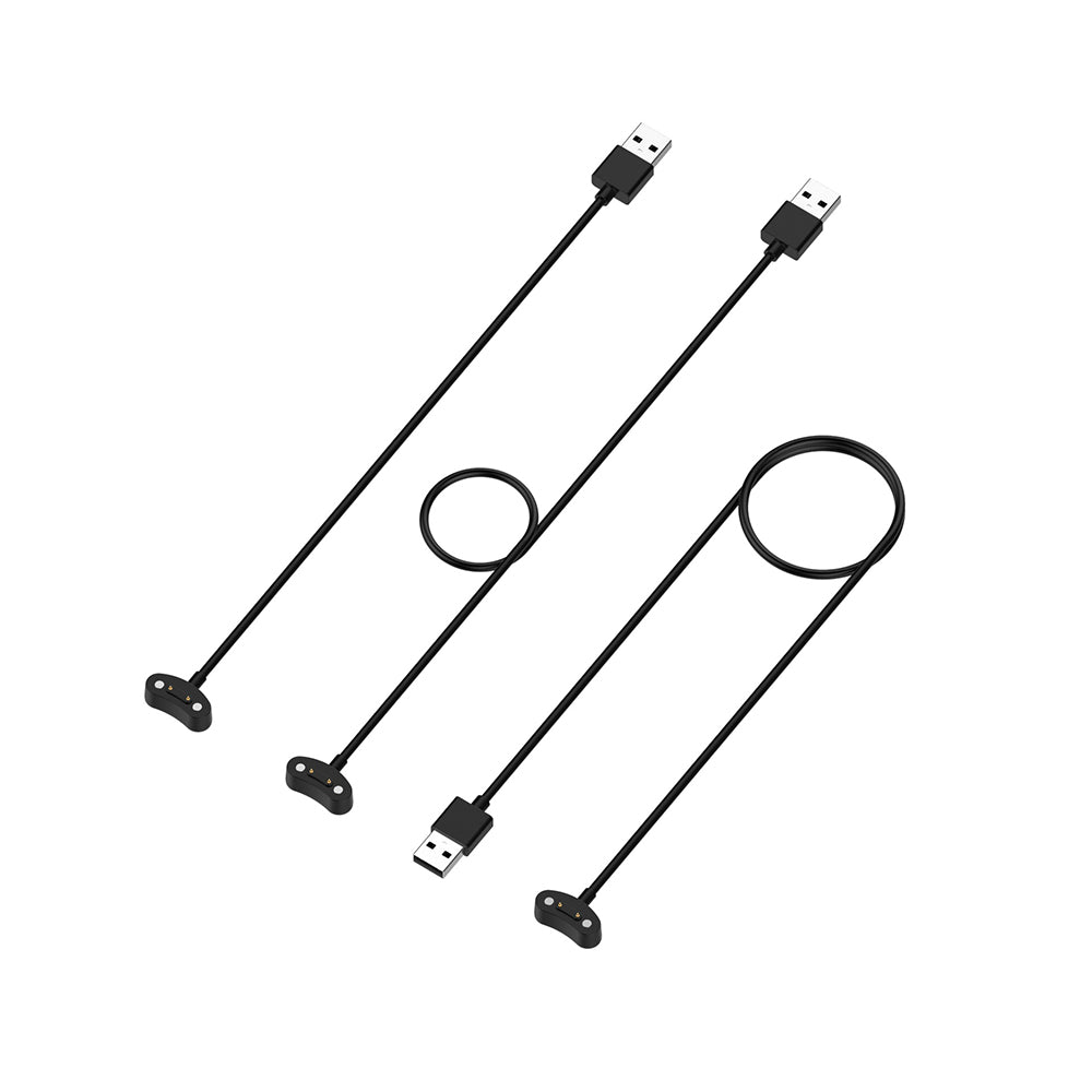 Techsuit TCW1 latauskaapeli Mobvoi Watch Series -sarjalle, USB-A, Musta