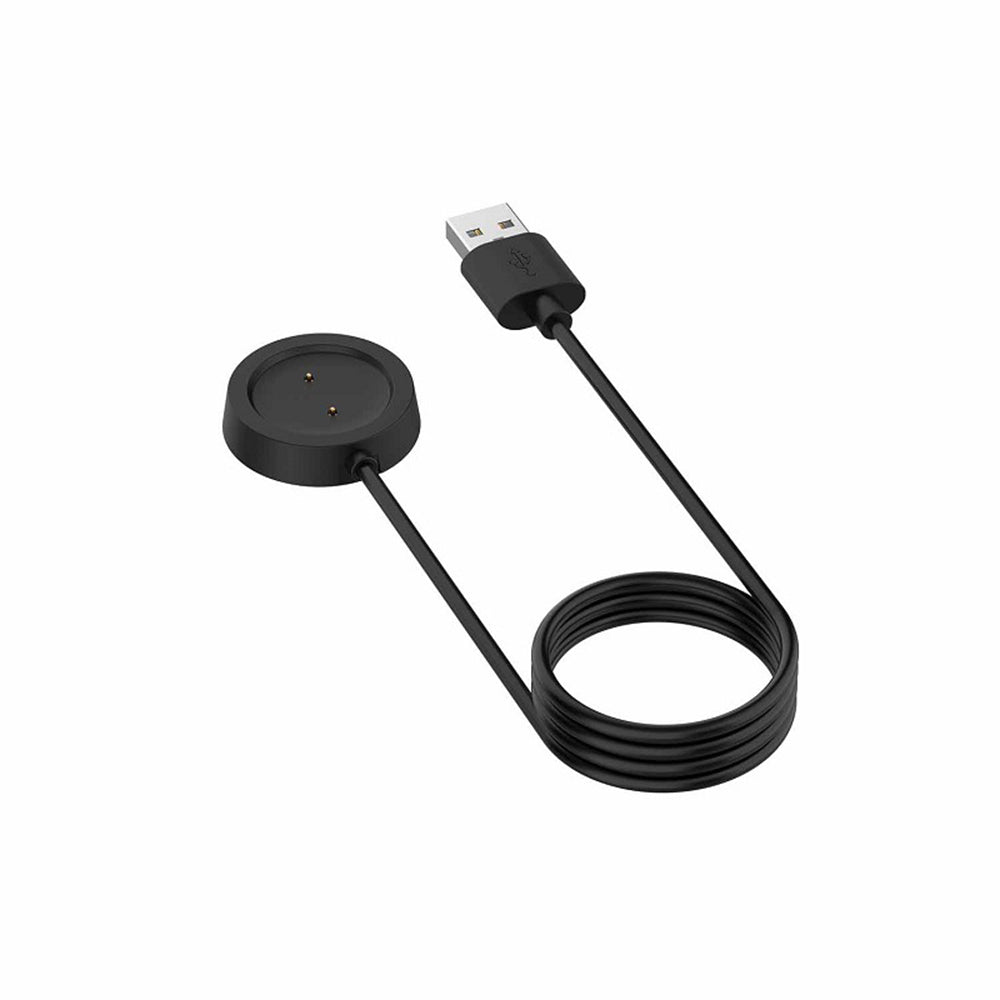 Techsuit THA1 latauskaapeli Amazfit Watch Series -sarjalle, USB-A, Musta