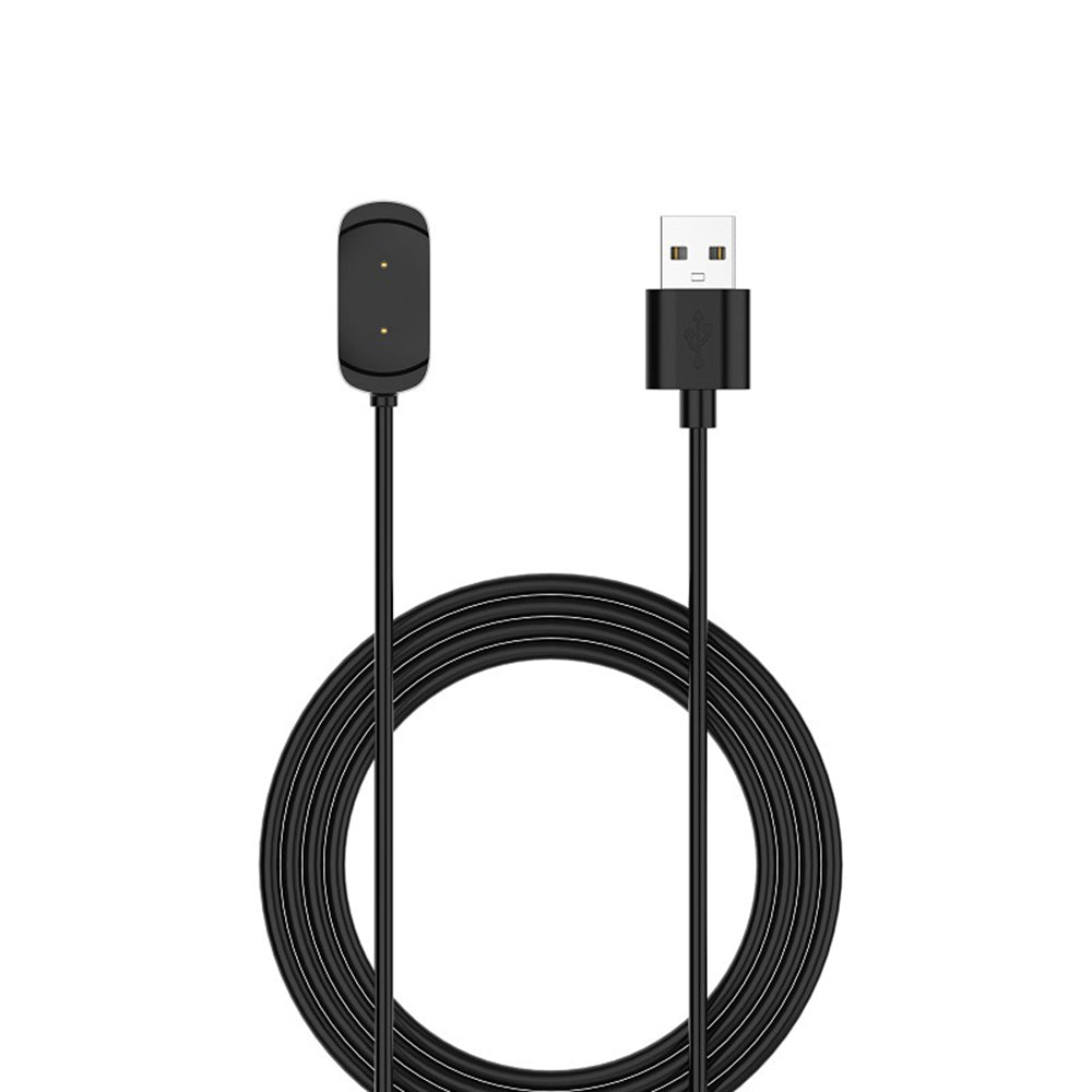 Techsuit THA2 -latauskaapeli Amazfit Watch Series -sarjalle, USB-A, Musta