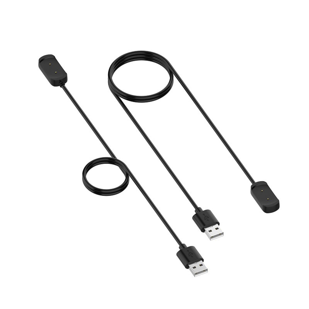 Techsuit THA2 -latauskaapeli Amazfit Watch Series -sarjalle, USB-A, Musta