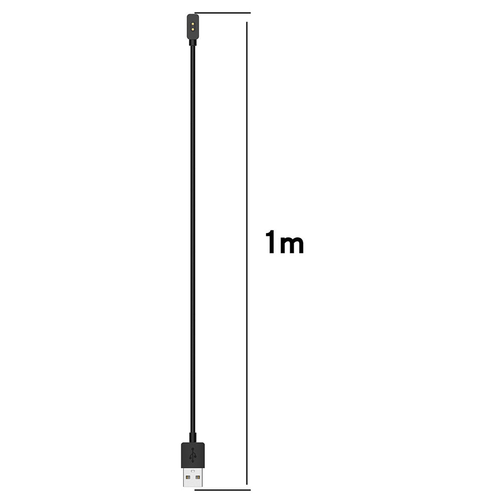 Techsuit TXC3 latauskaapeli Xiaomi Smart Band 8 Pro / 8, USB-A, Musta