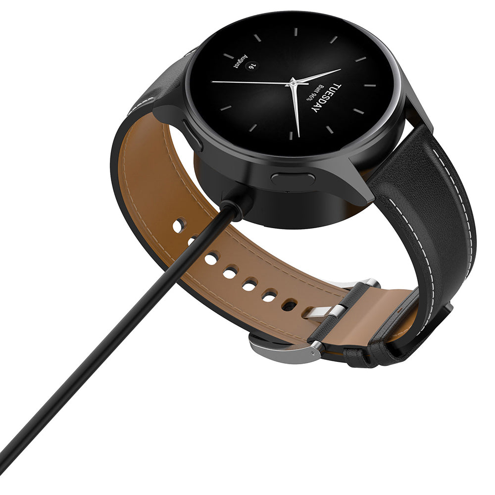 Techsuit TXC5 latauskaapeli Xiaomi Watch H1 / Watch 2 Pro / Watch S2, USB-A, Musta