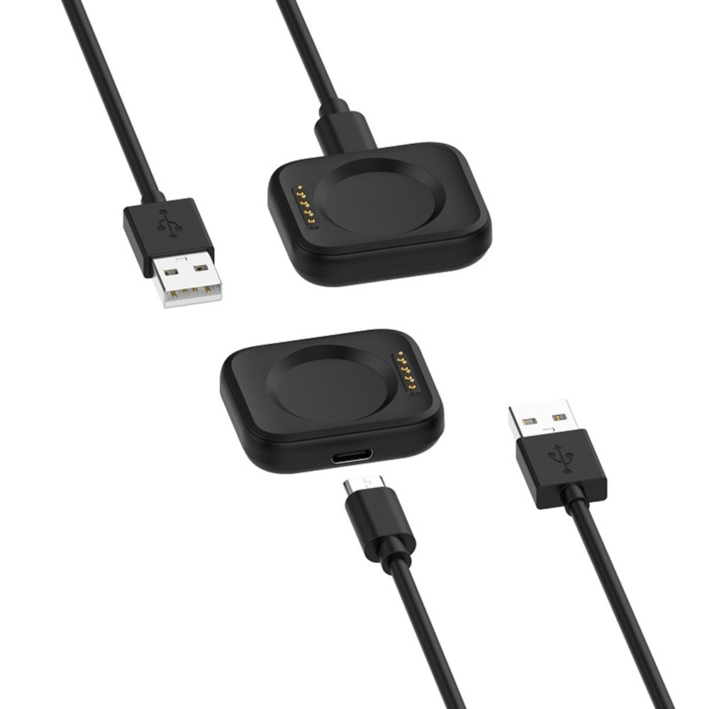Techsuit TXC8 latauskaapeli Oppo Watch / OnePlus Watch Series, USB-A, Musta