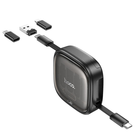 USB-C - USB-C HOCO U140 -data- ja latauskaapeli, 60W, 0.95m, Musta