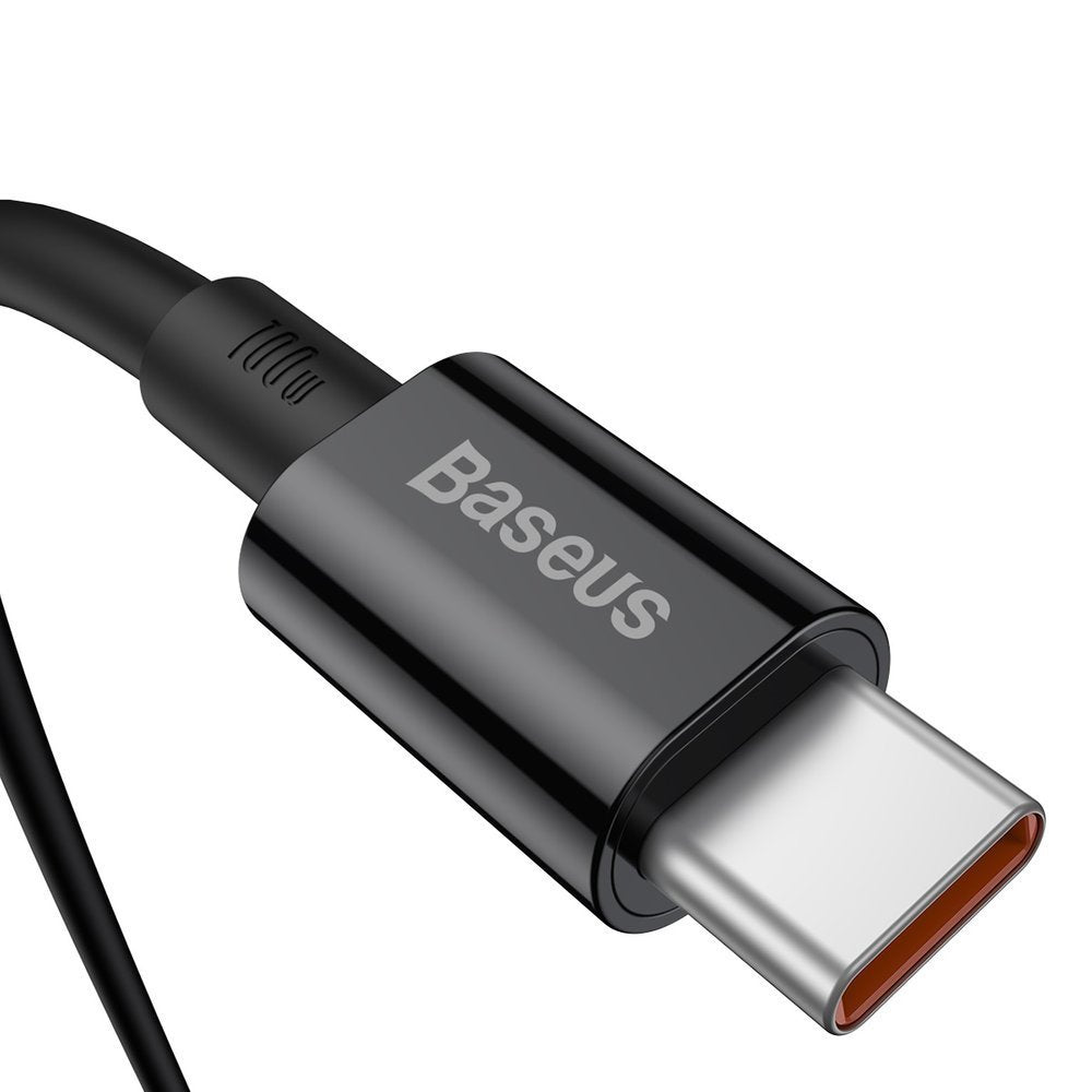 USB-C-tietojen- ja latauskaapeli - USB-C Baseus Superior Series, 100W, 2m, Musta CATYS-C01