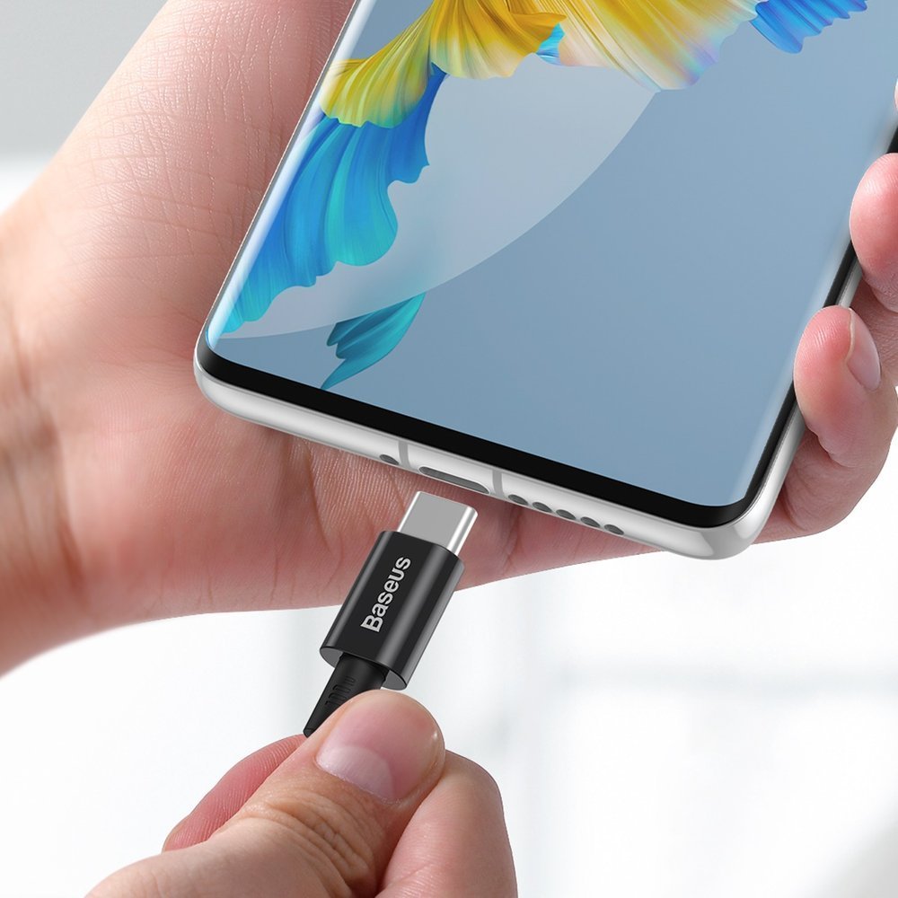 USB-C-tietojen- ja latauskaapeli - USB-C Baseus Superior Series, 100W, 2m, Musta CATYS-C01
