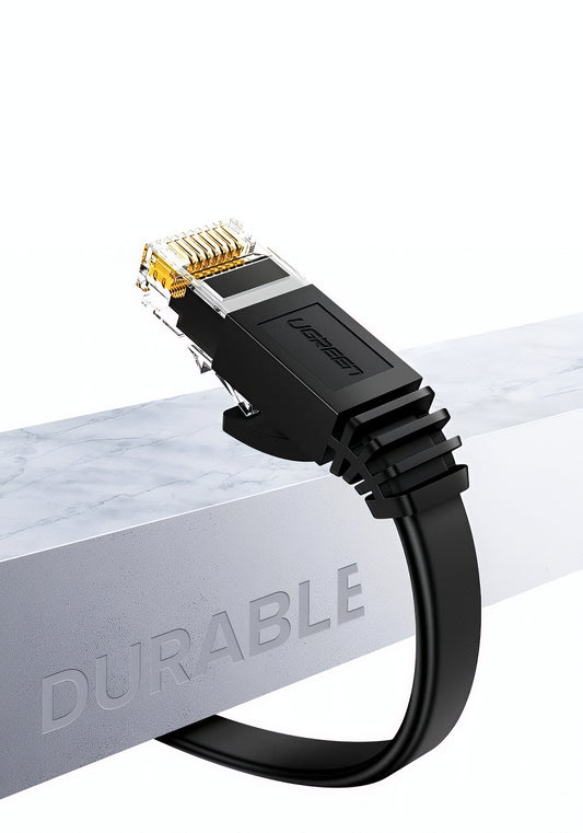 UGREEN NW102 -verkkokaapeli, UTP, Cat6, 5m, Musta