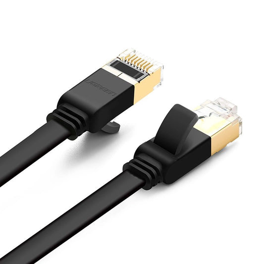 Verkkokaapeli UGREEN NW106 Litteä, UTP, Cat7, 3m, musta