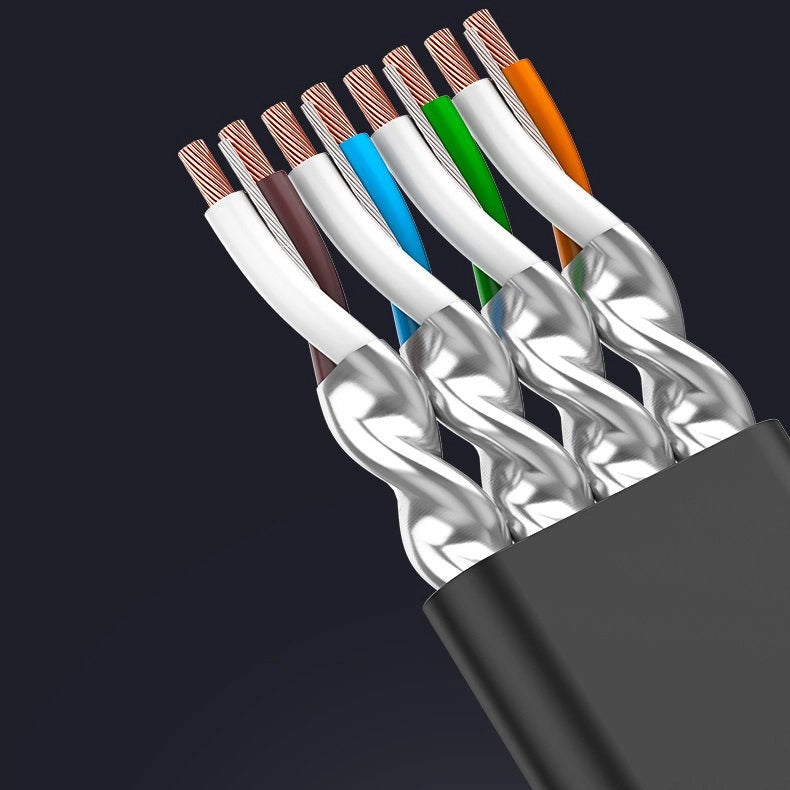 Verkkokaapeli UGREEN NW106 Litteä, UTP, Cat7, 3m, musta