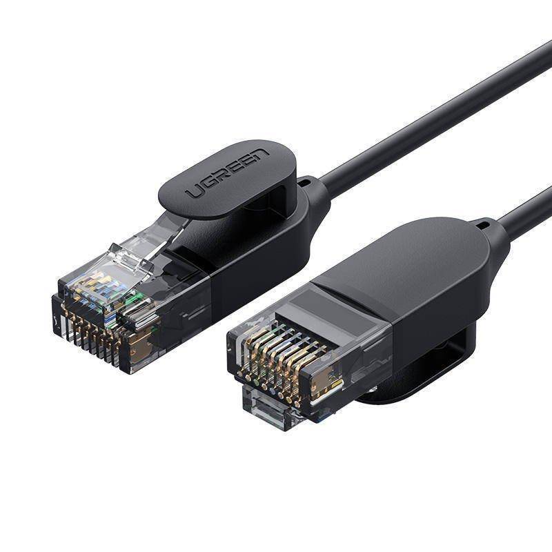 Verkkokaapeli UGREEN NW122, UTP, Cat6A, 2m, musta