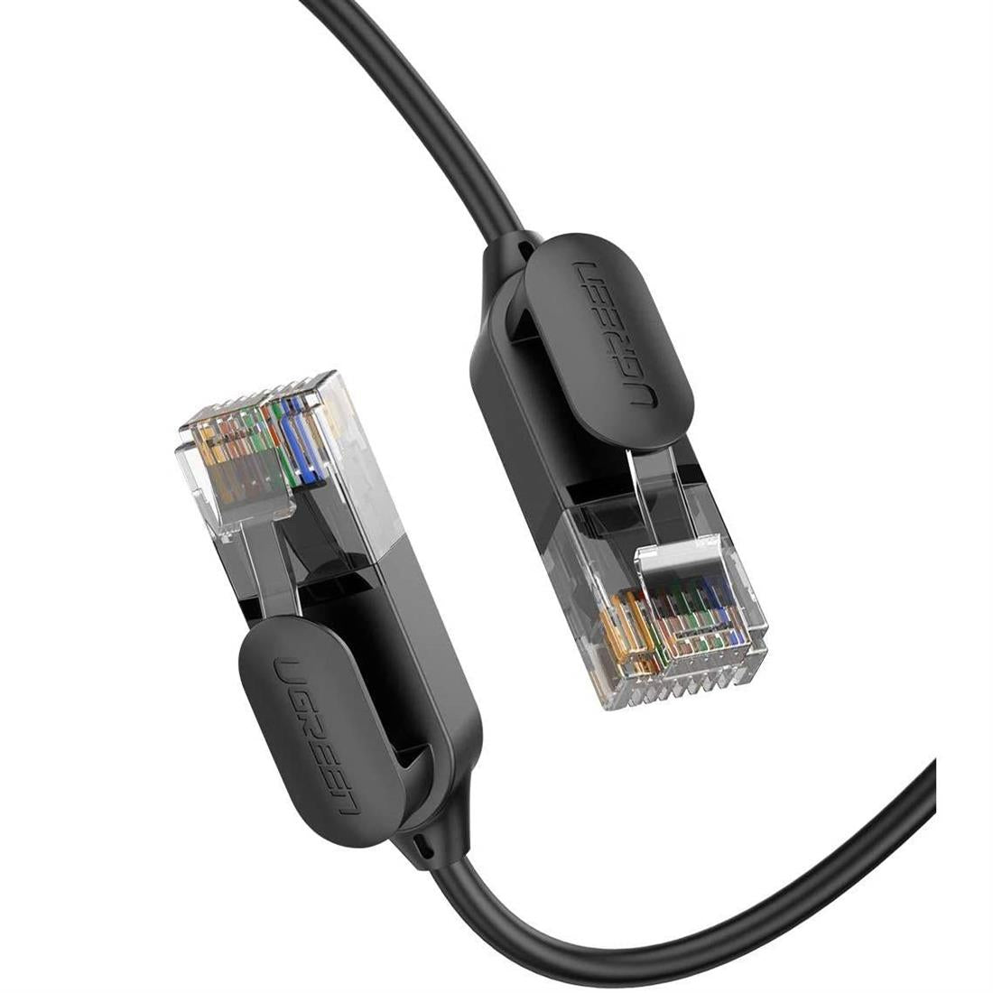Verkkokaapeli UGREEN NW122, UTP, Cat6A, 2m, musta