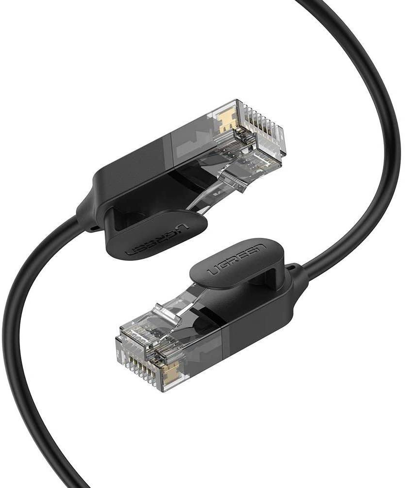 UGREEN NW122 Verkkokaapeli, UTP, Cat6A, 1.5m, Musta