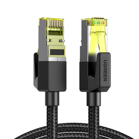 Verkkokaapeli UGREEN NW150, UTP, Cat7, 2m, Musta