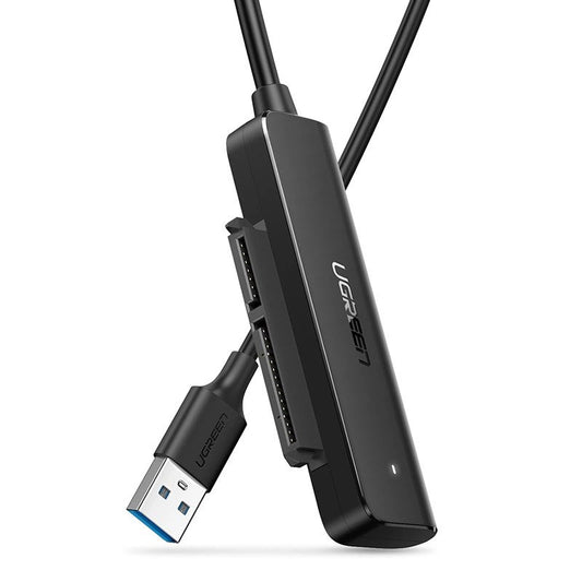 Kaapeli UGREEN CM321, USB-A 3.0 - SATA 2.5inch, 0.5m, musta