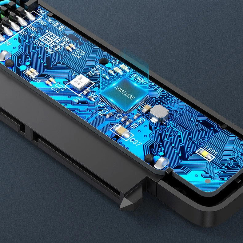 UGREEN CM321 SATA-kaapeli, USB-A 3.0 - SATA 2.5 tuumaa, 0.5 m, Musta