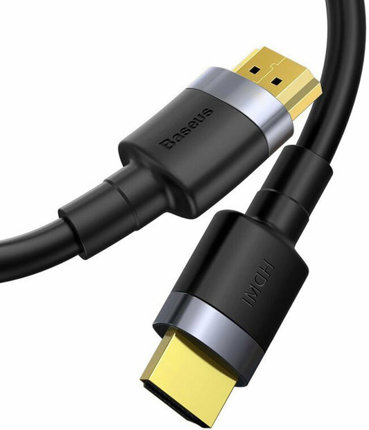 Baseus Cafule -videokaapeli, HDMI - HDMI, 4K, 5m, Musta CADKLF-H01