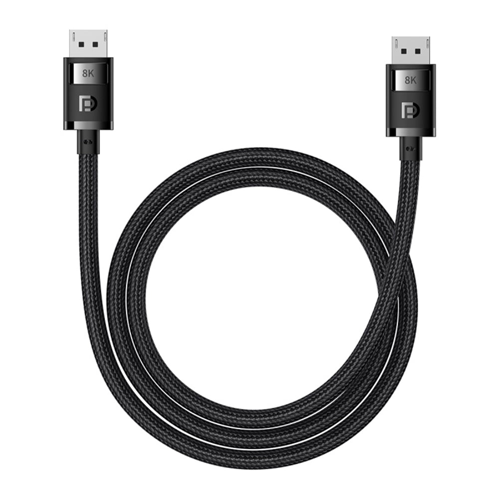 Baseus High Definition -videokaapeli, DisplayPort - DisplayPort, 8K, 1,5 m, musta B00633706111-01