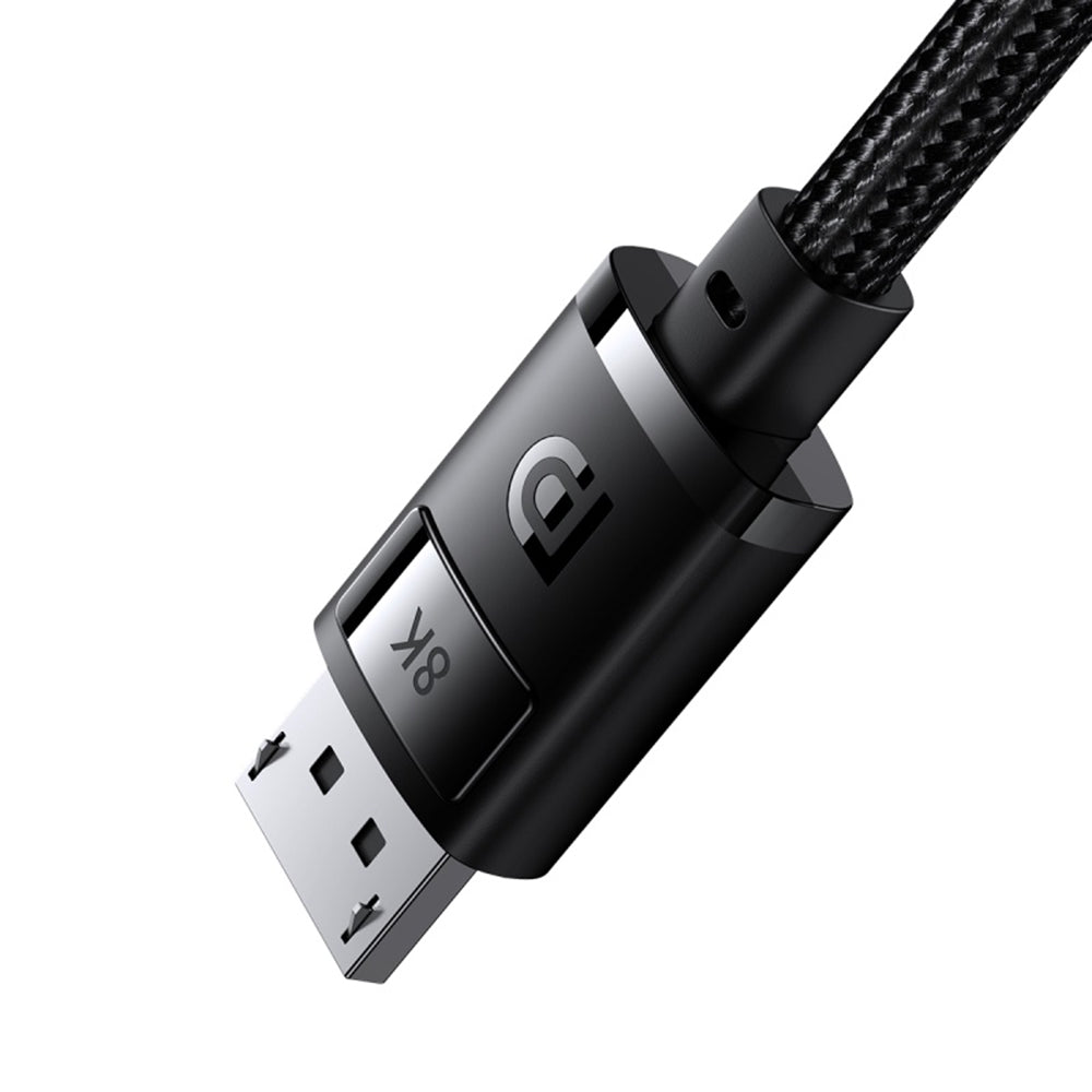 Baseus High Definition -videokaapeli, DisplayPort - DisplayPort, 8K, 1,5 m, musta B00633706111-01