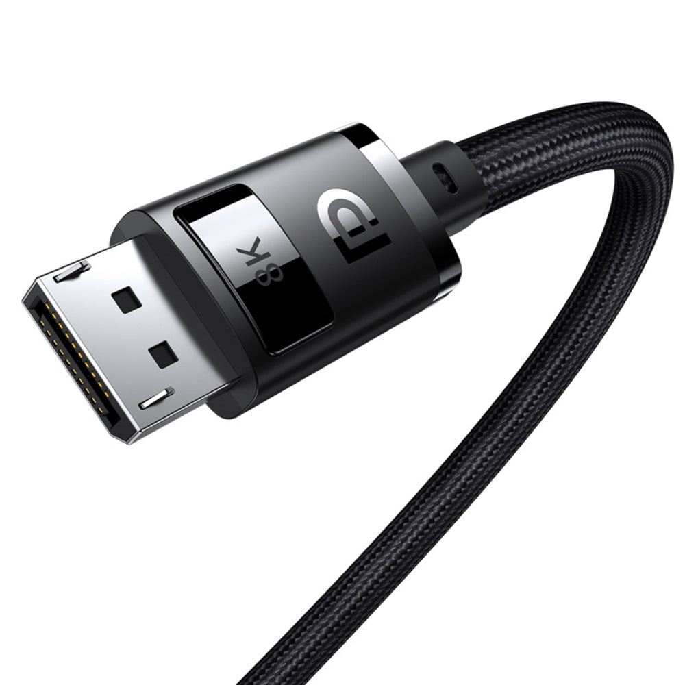 Baseus High Definition -videokaapeli, DisplayPort - DisplayPort, 8K, 1,5 m, musta B00633706111-01