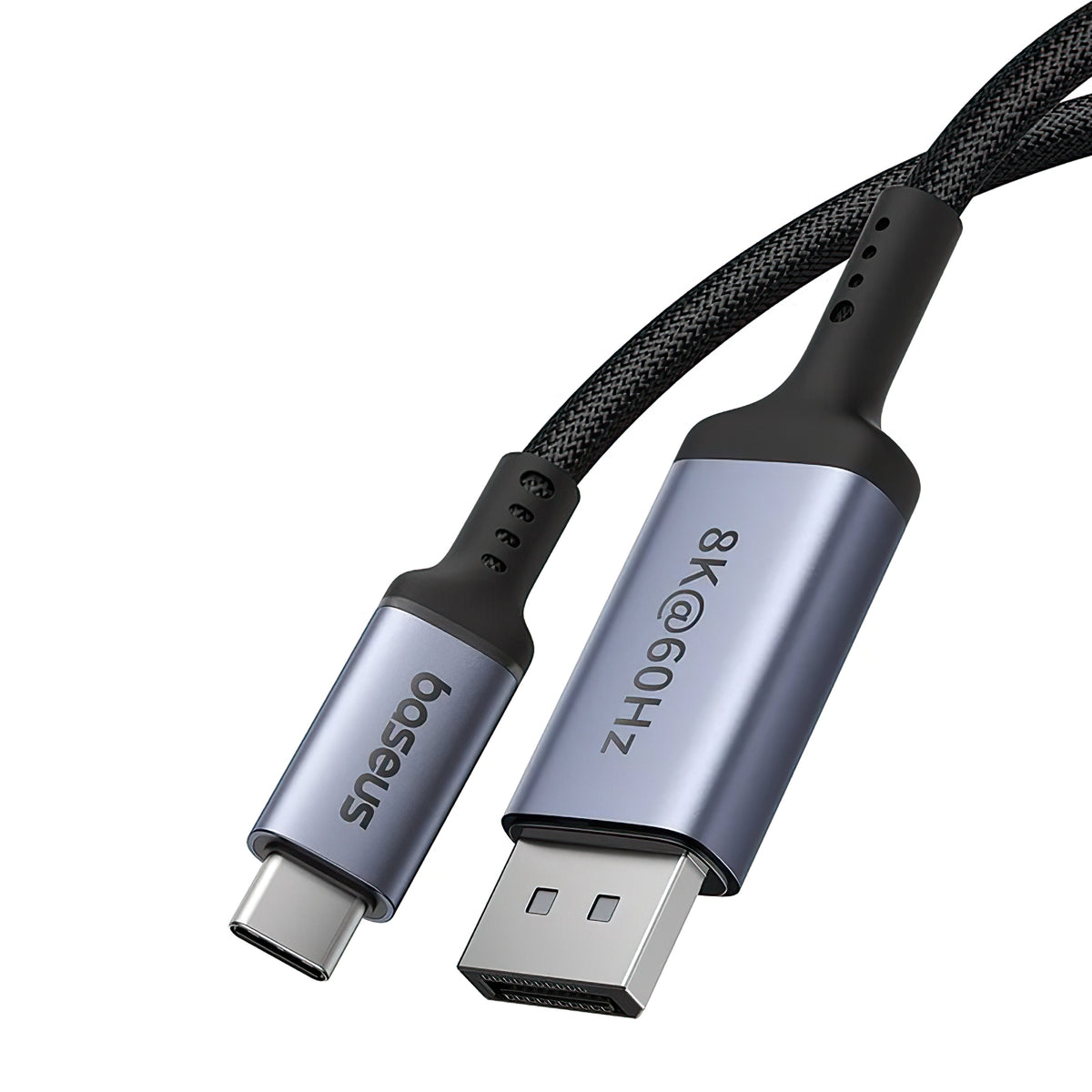 USB-C - DisplayPort Baseus Ultra Clarity -audio- ja videokaapeli, 8K, 1.5m, Musta B0063370D111-00